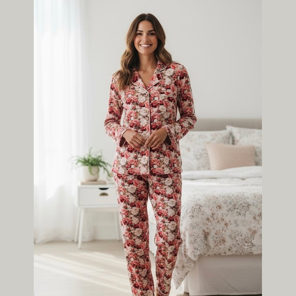 Rockin Royalty BabyRockin Royalty Crimson Bloom Mom PJ SetBabysupermarket