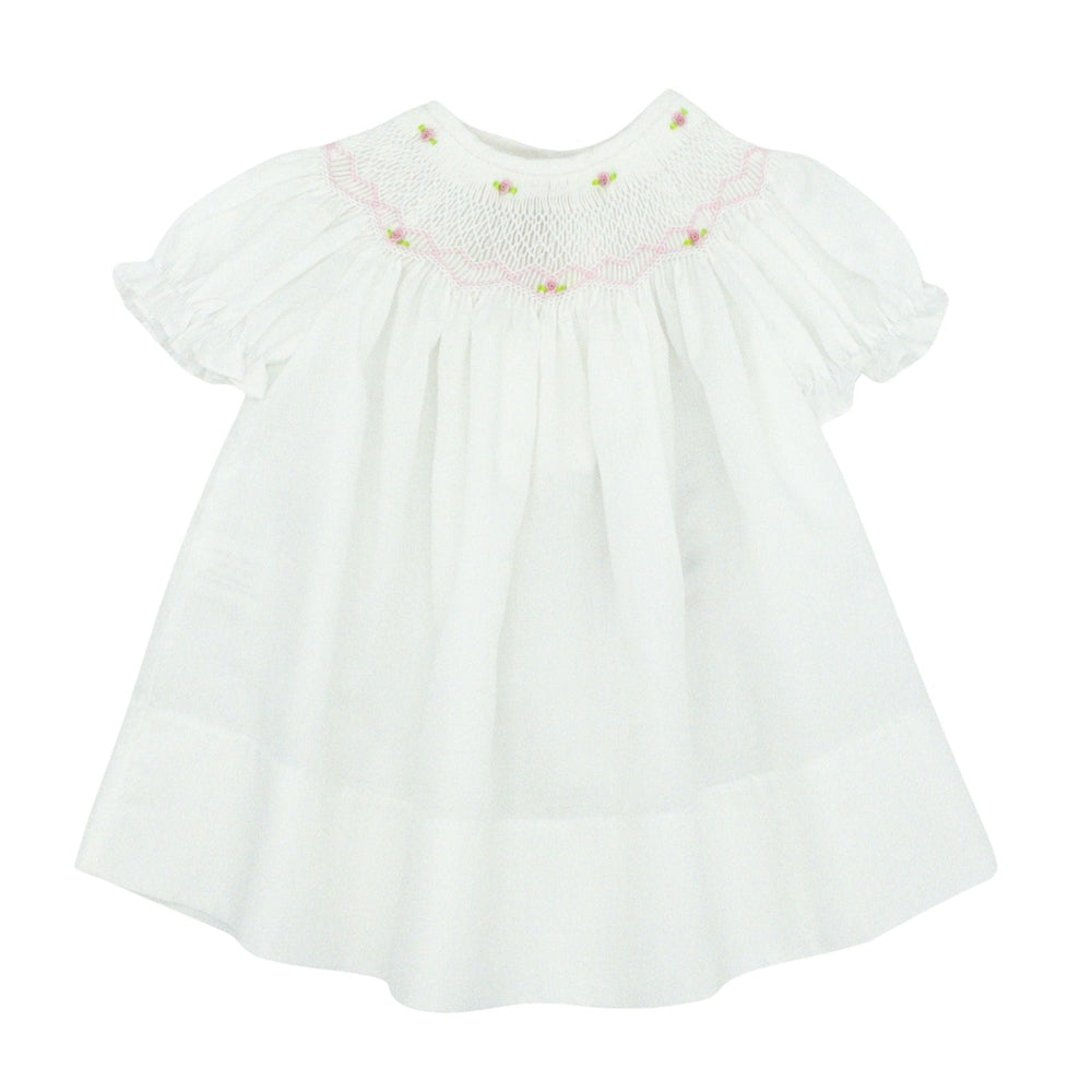 RosalinaRosalina Baby Girls Ivory Roselle BishopBabysupermarket