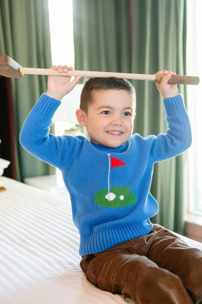 Ruth & Ralph Boys Golf Knit Sweater