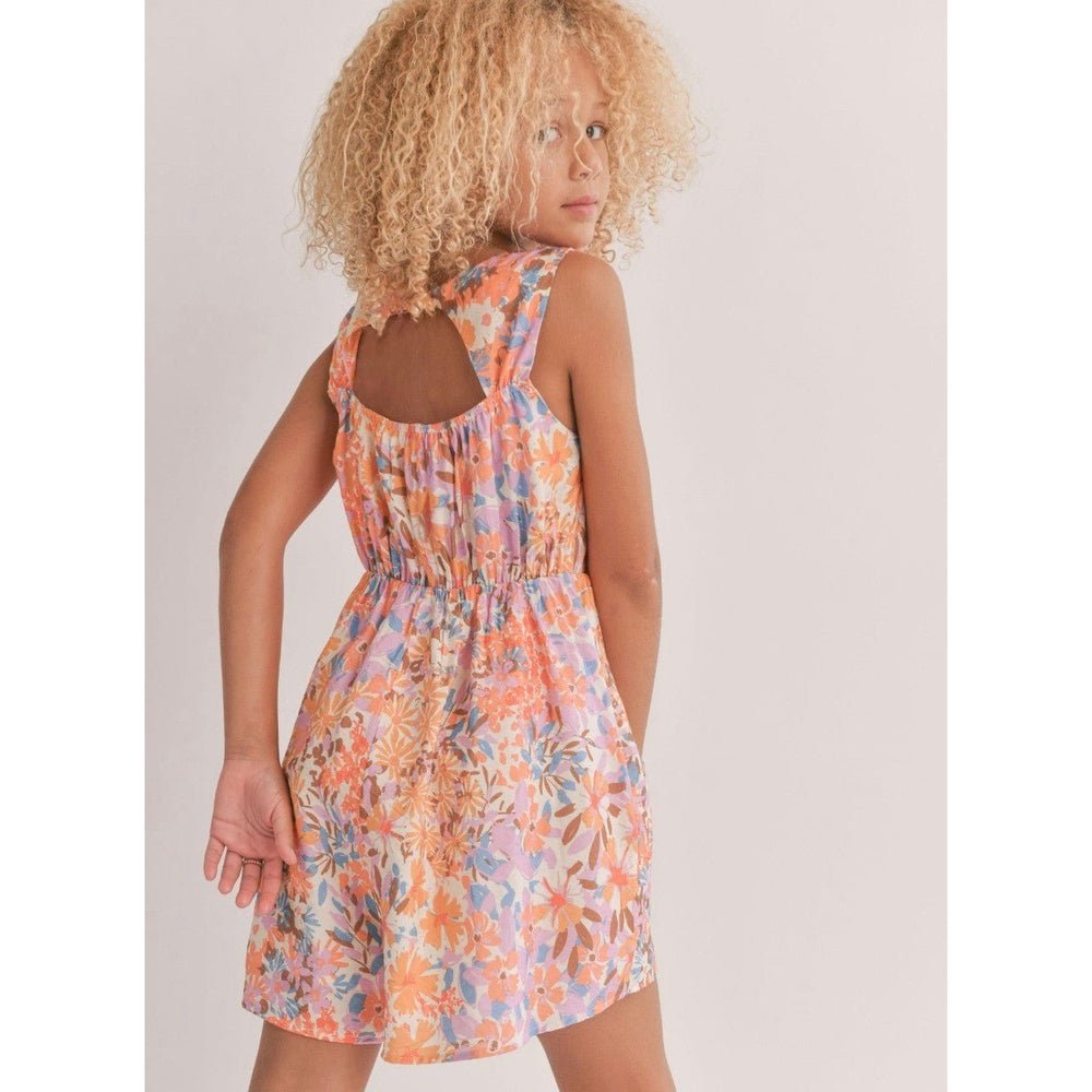 Sadie & Sage Apparel & Gifts Sadie & Sage Tween Moonscapes Back Cutout Romper