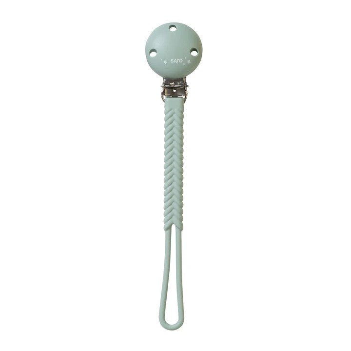 KALENCOM CORPORATION Pacifiers and Teethers Saro Braided Pacifier Holder Hunter