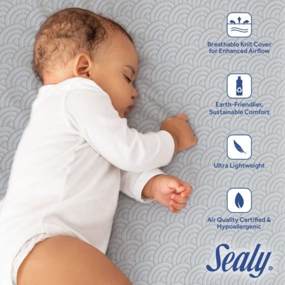 Sealy OmniPedic® Airie™ 2-Stage Breathable Crib Mattress