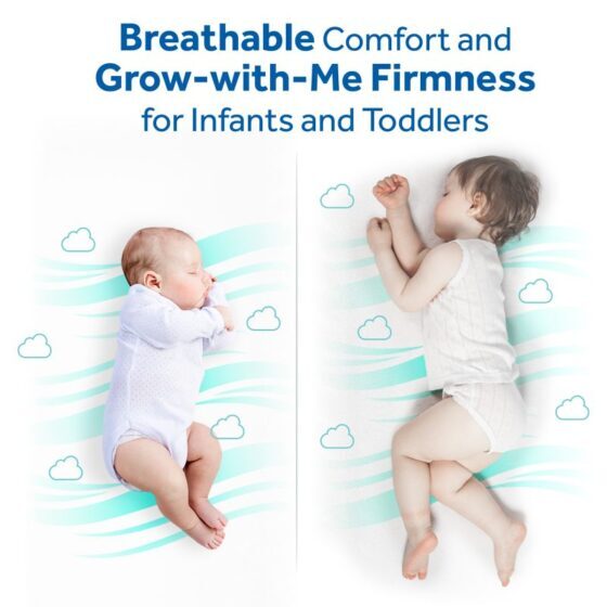 Sealy OmniPedic® Airie™ 2-Stage Breathable Crib Mattress