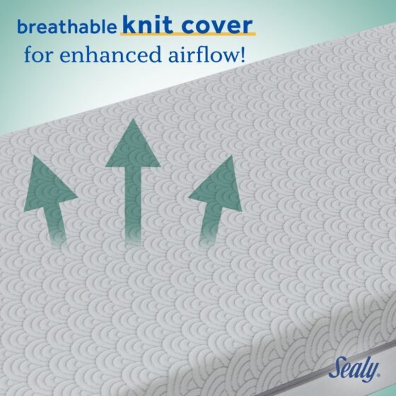 Sealy OmniPedic® Airie™ 2-Stage Breathable Crib Mattress