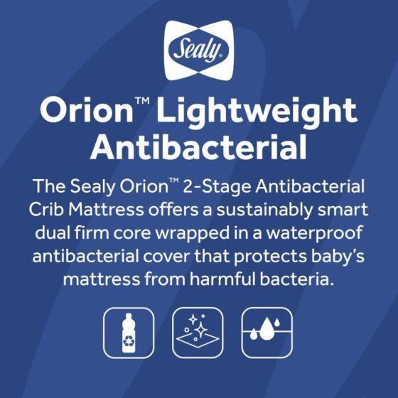 Sealy Orion Lightweight Antibacterial 2-Stage