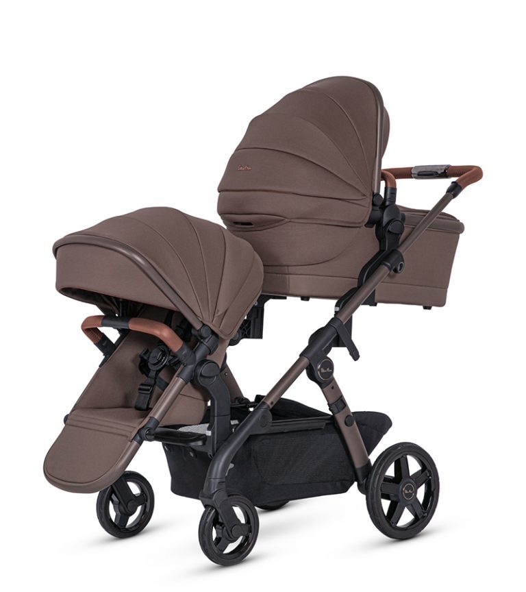 Silver Cross Wave 3 Complete - Seat, Bassinet, & Tandem Caramel