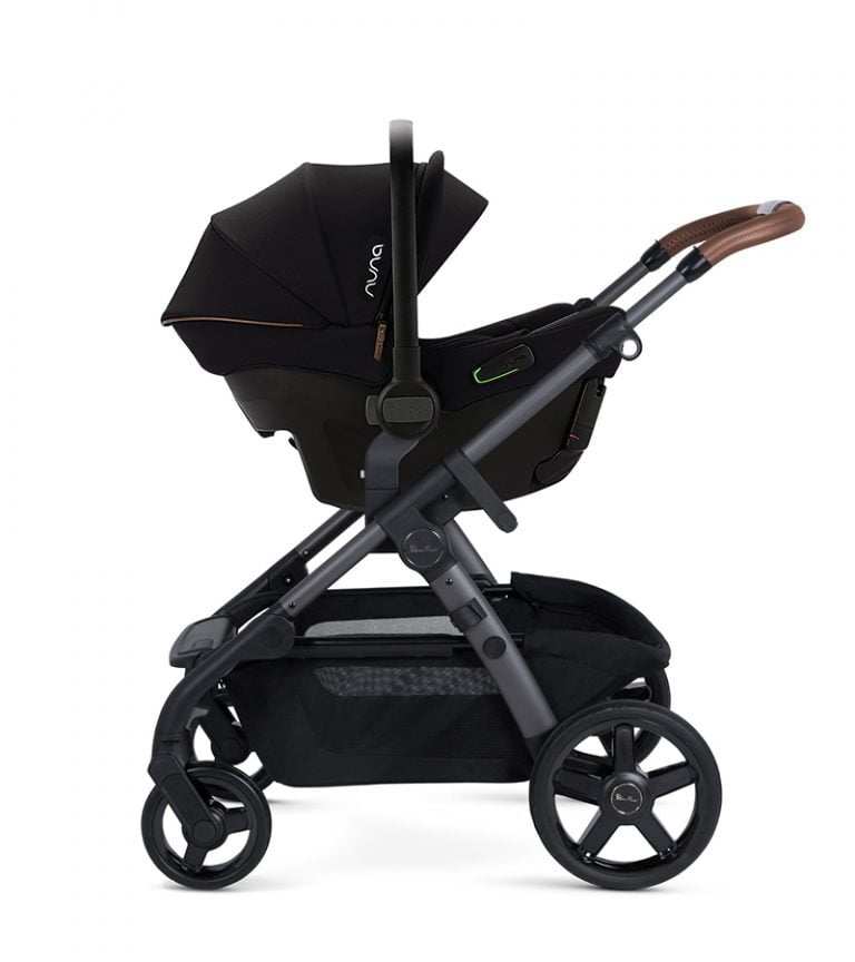 Silver Cross Wave 3 Complete Stroller - Seat, Bassinet, & Tandem Licorice