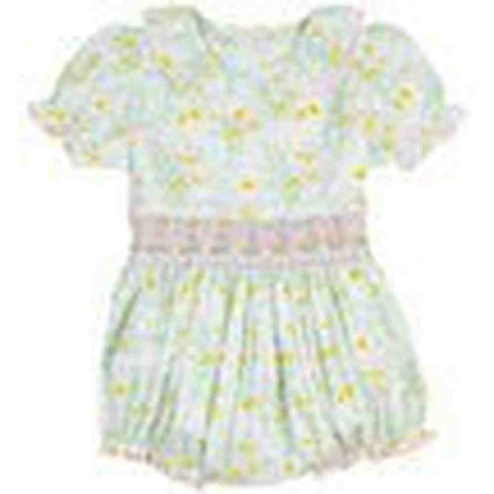 Smockingbird Girls Floral Bouquet Jenny Bubble babysupermarket