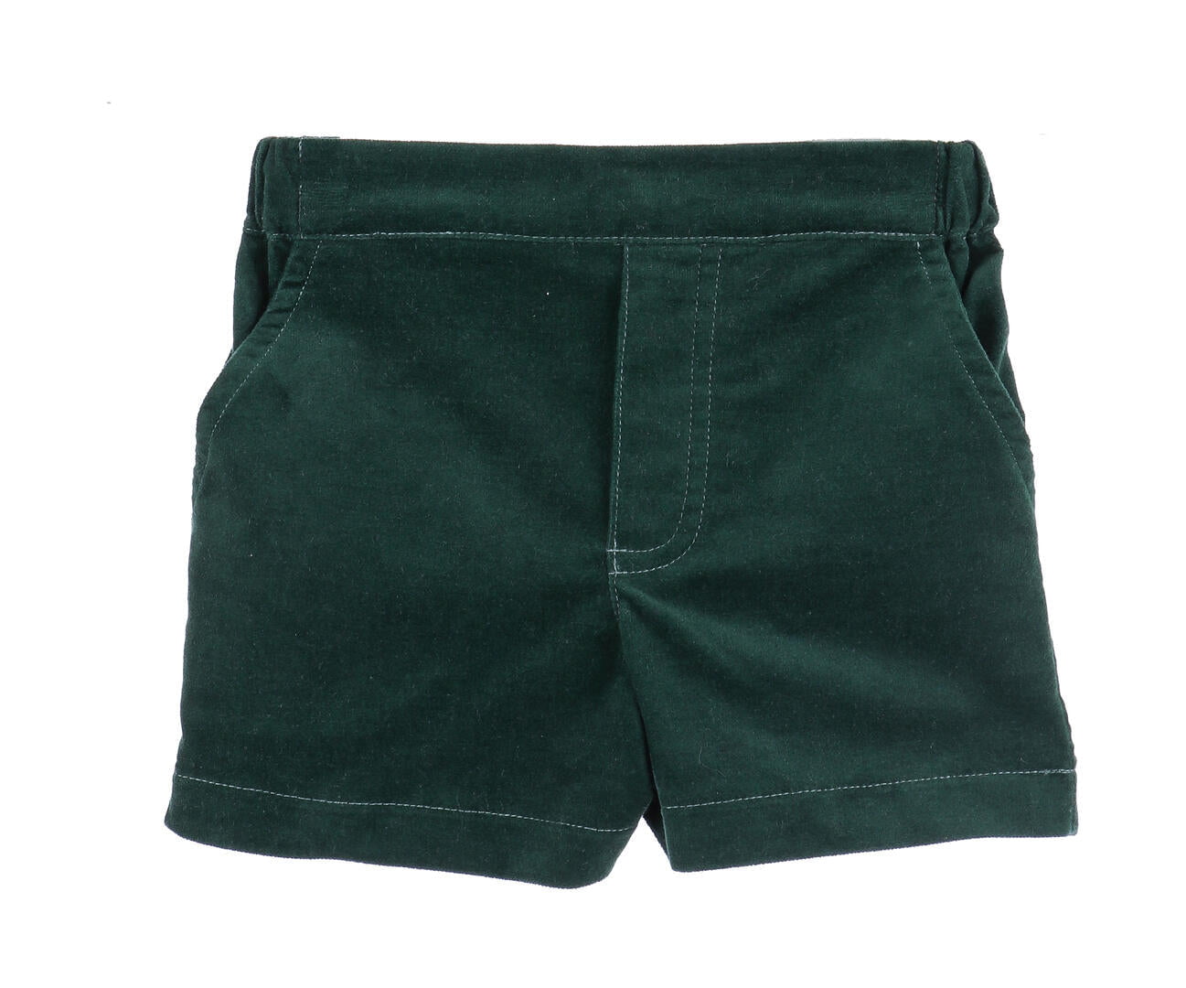 Sophie & Lucas Holly Jolly Velvet Boy Short Set