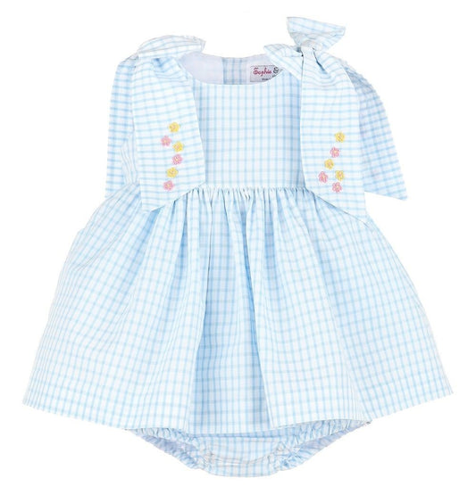 Sophie & Lucas Apparel & Gifts Print / 12 Mo Sophie & Lucas Lawn Party Bow Dress
