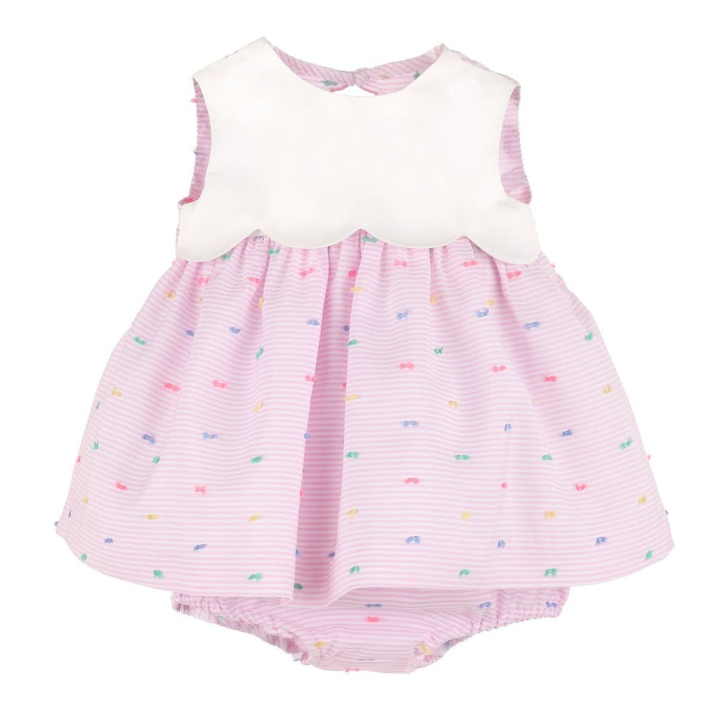 Sophie & Lucas Plumetti Party Scallop Dress babysupermarket