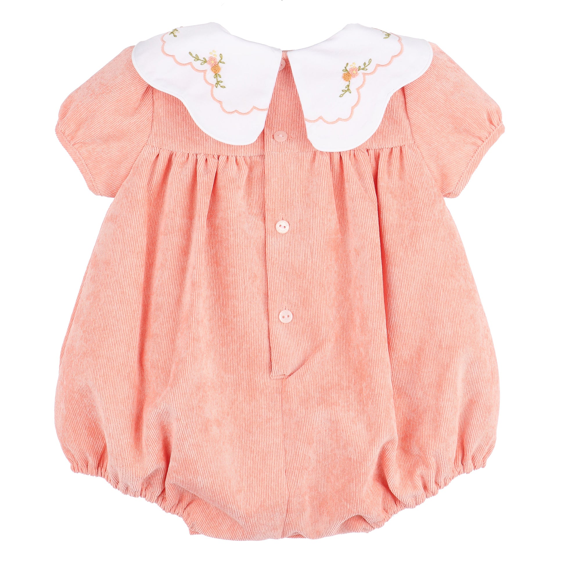 Sophie & Lucas Girls Apparel / Playsets / Infant Sophie & Lucas Pumpkin Cord Scallop Bubble