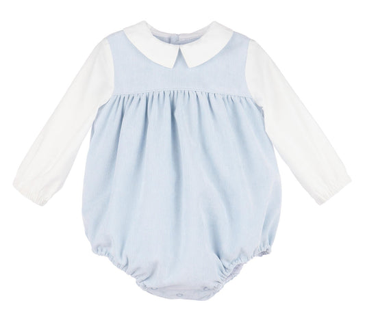 Sophie & Lucas Vintage Cords Boy Bubble - Blue