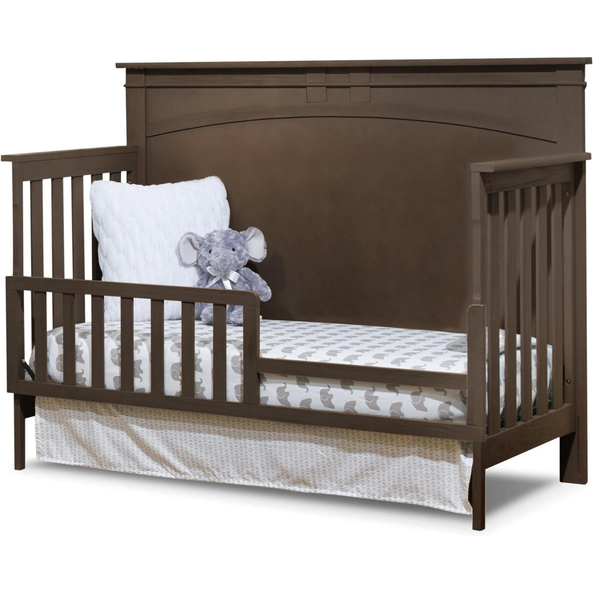 Sorelle Conversion Kits Chocolate Sorelle Emerson Toddler Rail (#136)