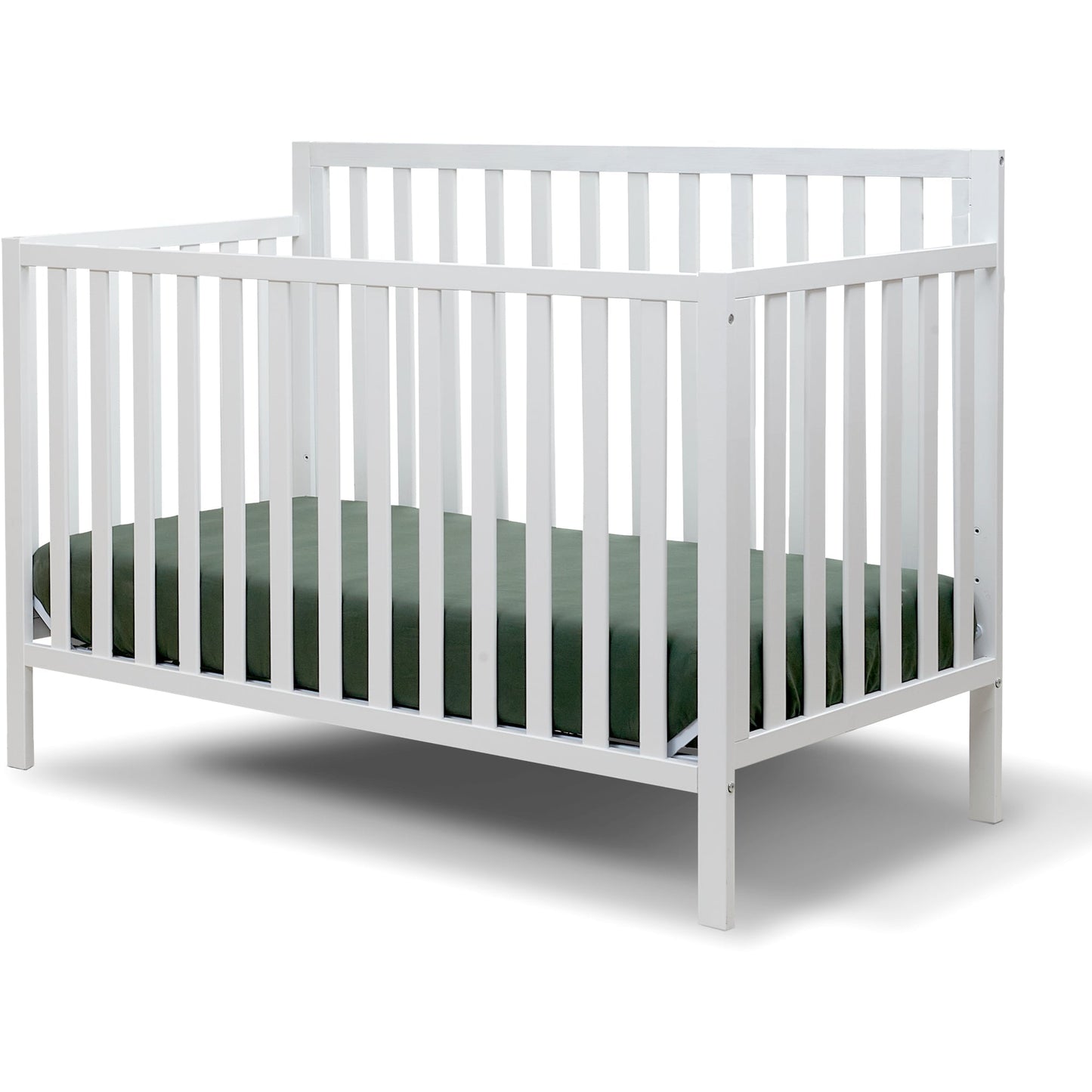 Sorelle Cribs White Sorelle Essex Euro 4-in-1 Convertible Crib