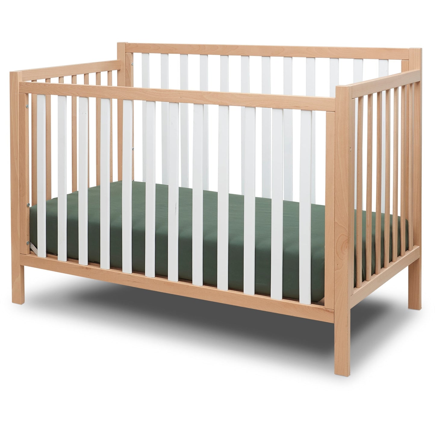 Sorelle Cribs White / Natural Sorelle Essex Euro 4-in-1 Convertible Crib