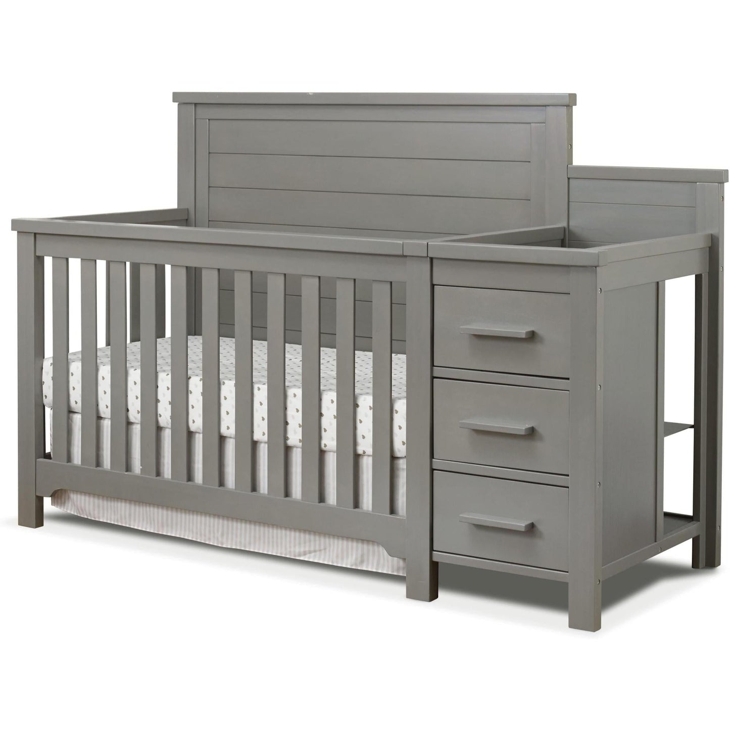 Sorelle Cribs Weathered Gray Sorelle Farmhouse Crib & Changer
