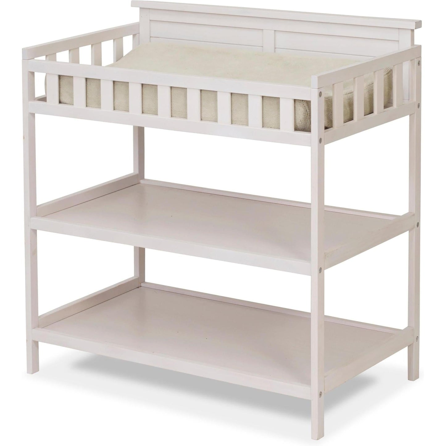 Sorelle Changing Stations Weathered White Sorelle Farmhouse Dressing Table