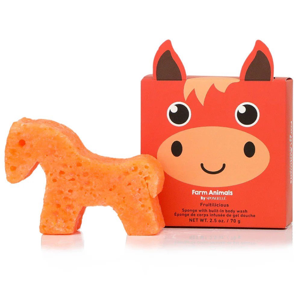 Spongelle Bath Spongelle Farm Animal Sponge Henry Horse