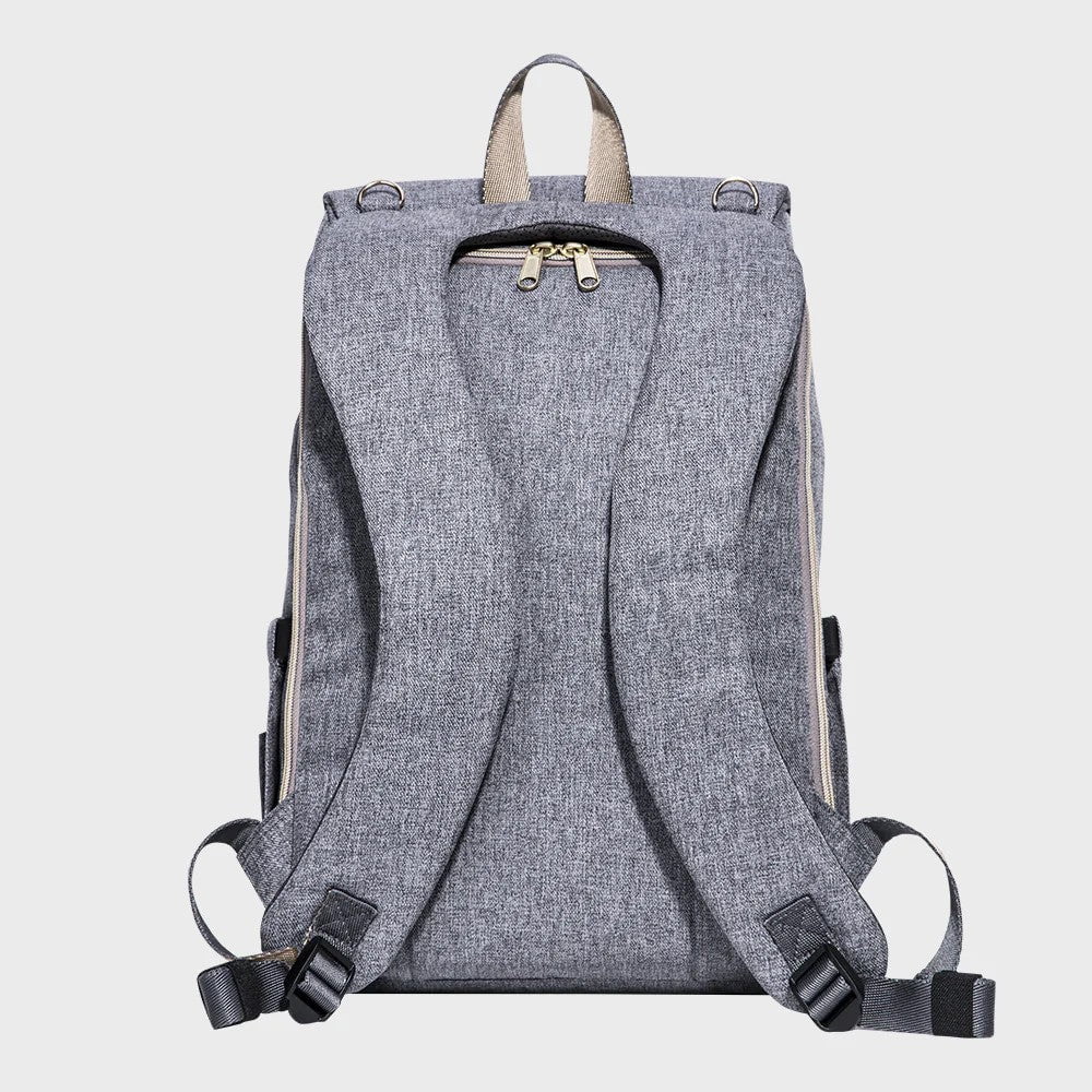 Sunveno Canvas Diaper Backpack Grey