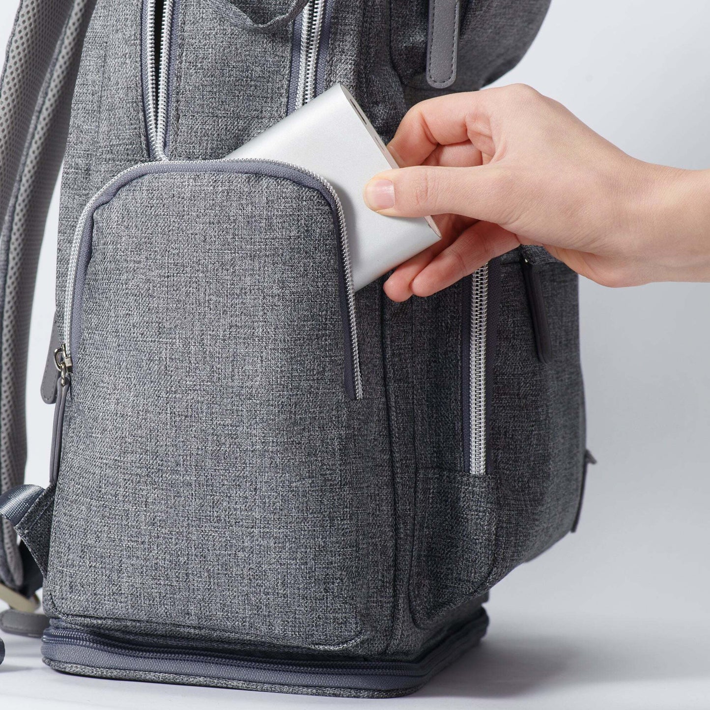 Sunveno Extendable Diaper Backpack Grey