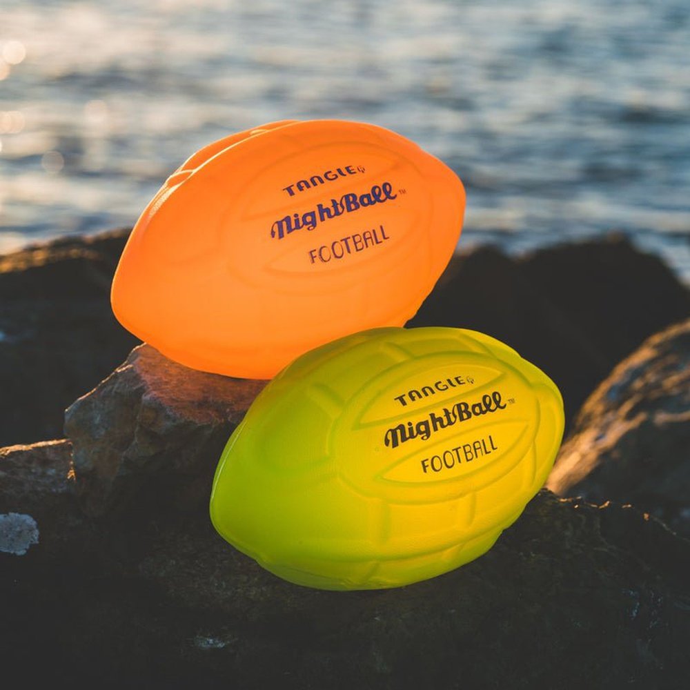 Tangle LED NightBall Football Red