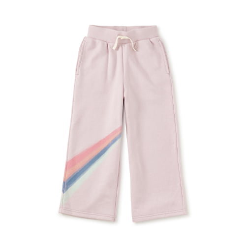 Tea Collection Girls Pants/Jean Urchin Purple / 4 Tea Collection Girls Wide Leg French Terry Pants