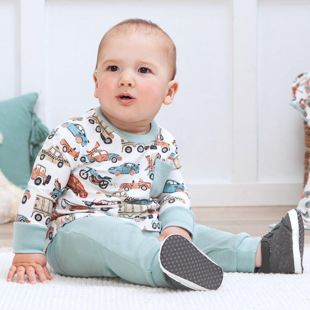 Tesa Babe Boys Apparel / Outfits / Toddler Tesa Babe Let's Ride Long Sleeve Top & Pant Set