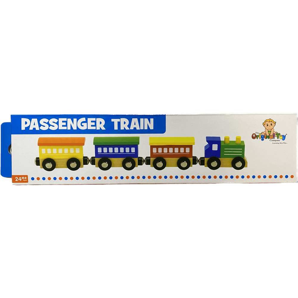 The Original Toy Company Trains The Original Toy Company Passenger Wooden Train Set