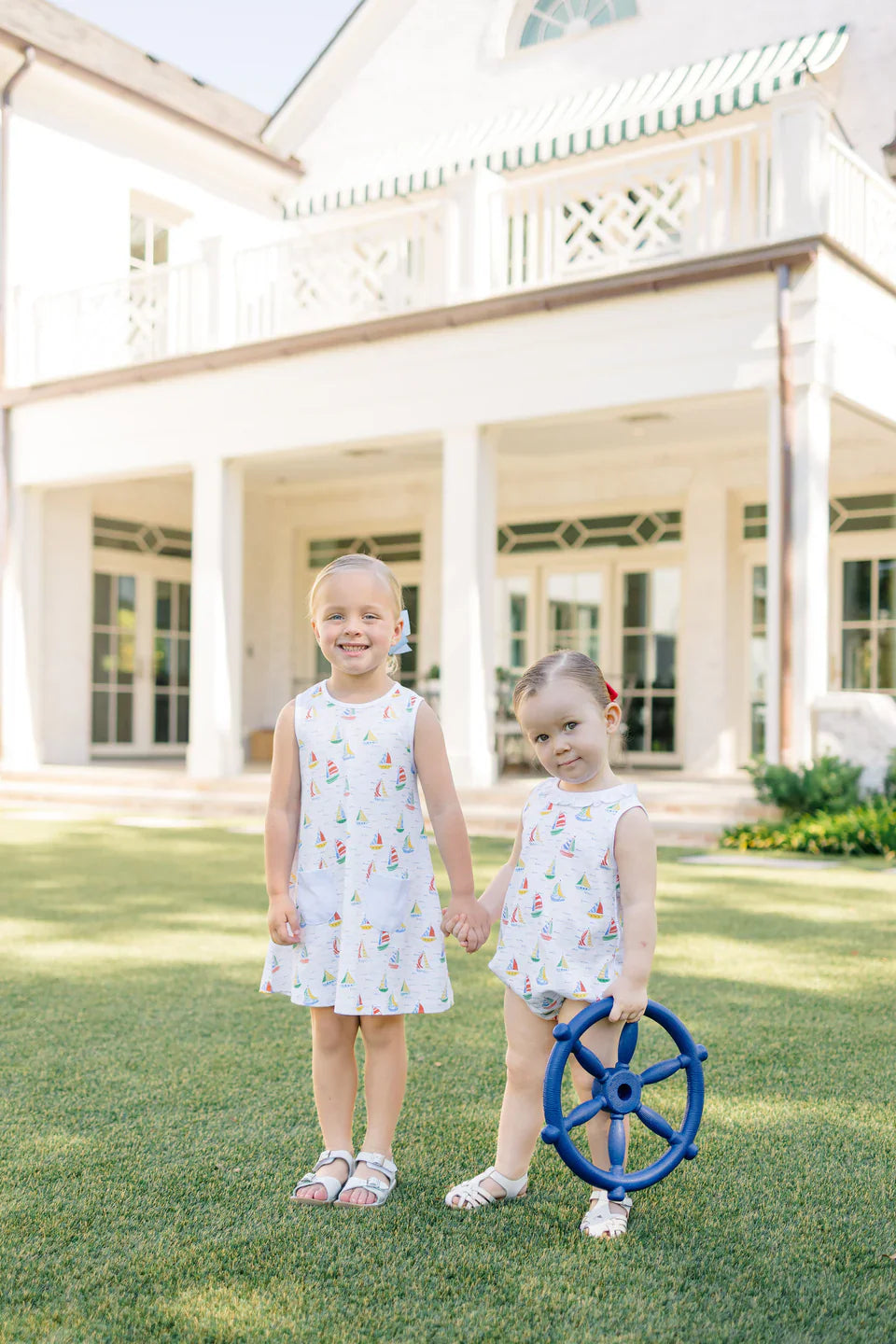 Proper Peony Girls Dresses The Proper Peony Parkside Collection - Yacht Dress