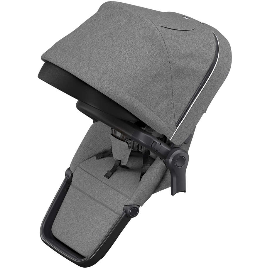 Thule Stroller Accessories Grey Melange/Black Frame Thule Sleek Sibling Seat