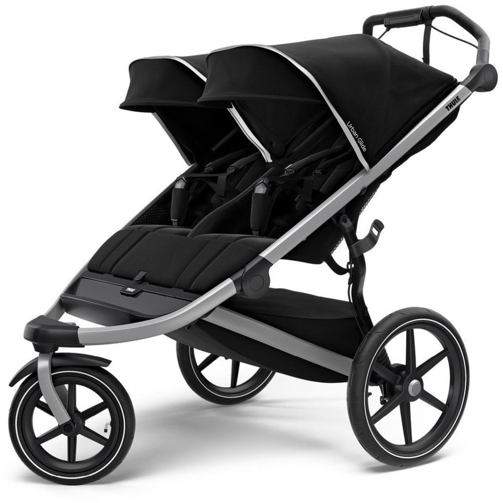 Thule Strollers - Double Jet Black Thule Urban Glide 2 Double All-Terrain Stroller