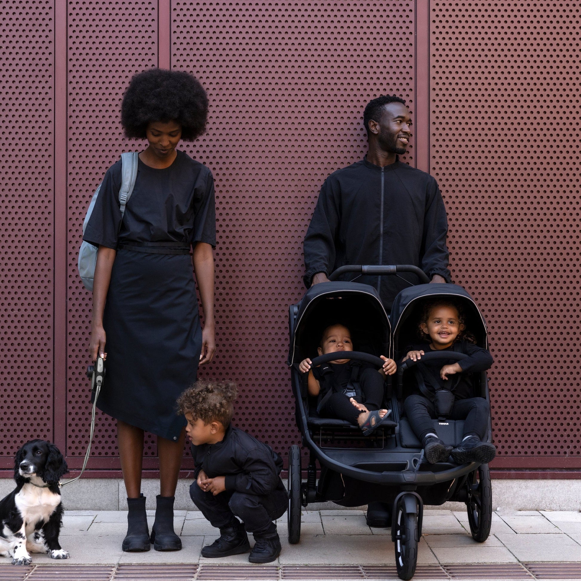 Thule Strollers - Double Black Thule Urban Glide 3 Double Stroller