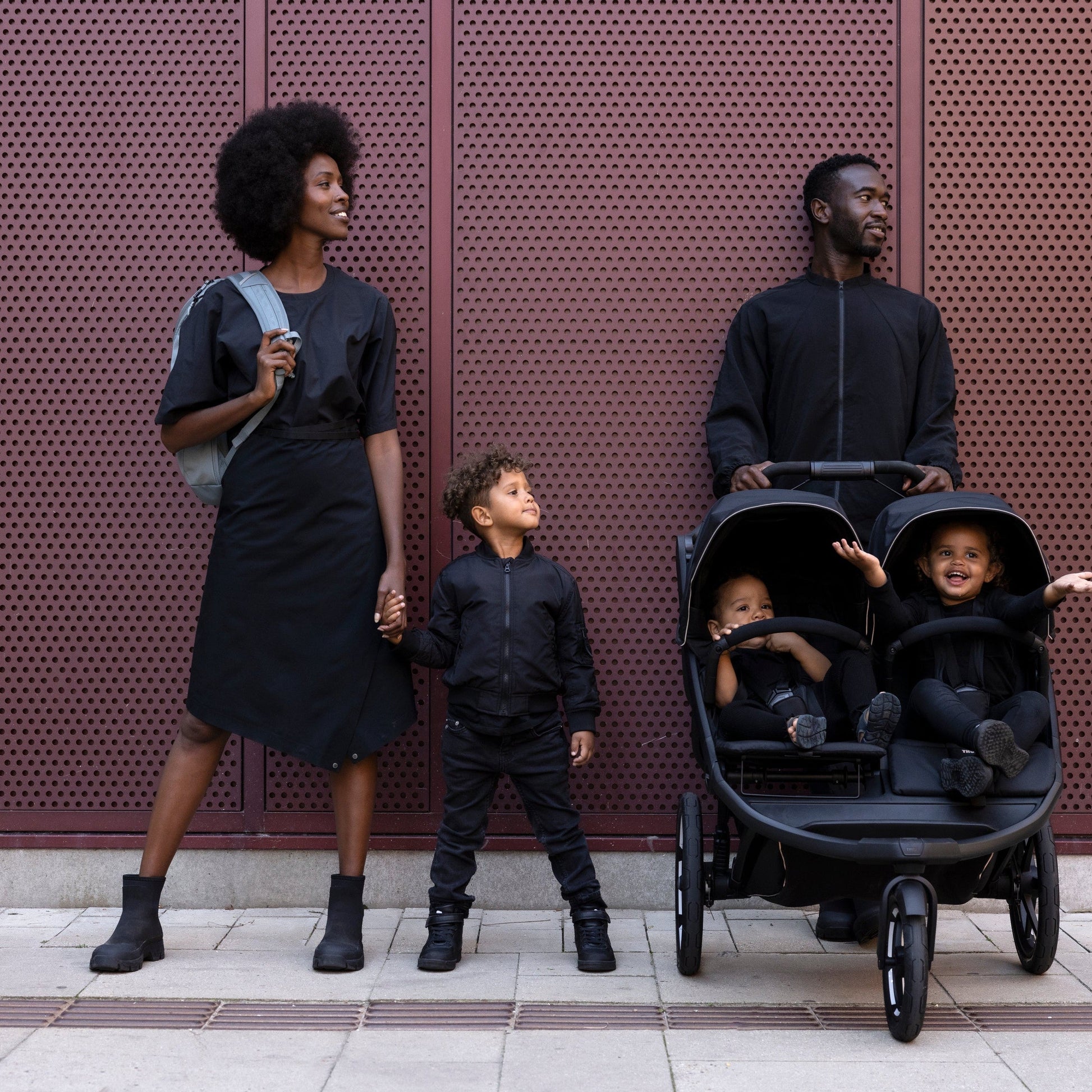 Thule Strollers - Double Black Thule Urban Glide 3 Double Stroller