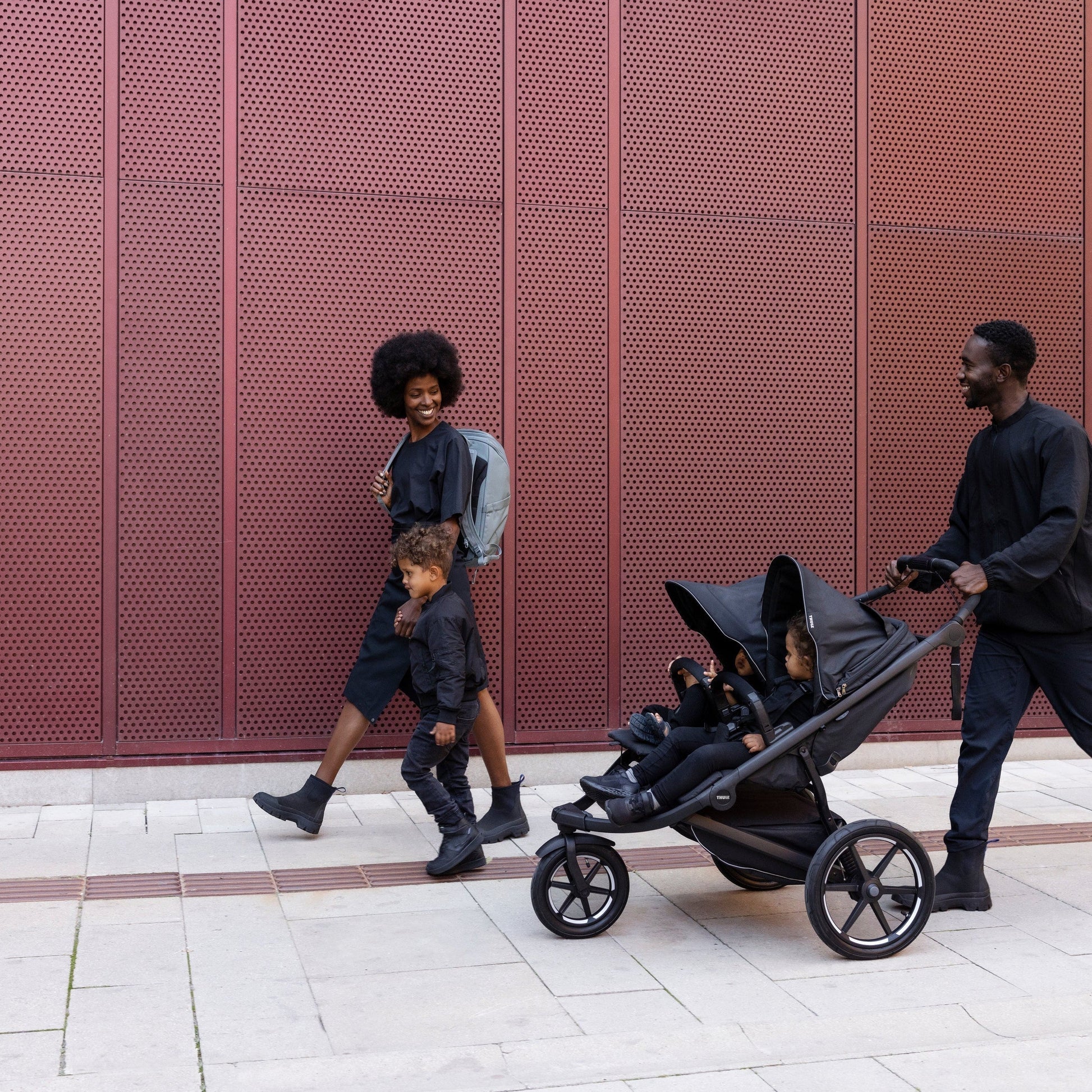 Thule Strollers - Double Black Thule Urban Glide 3 Double Stroller