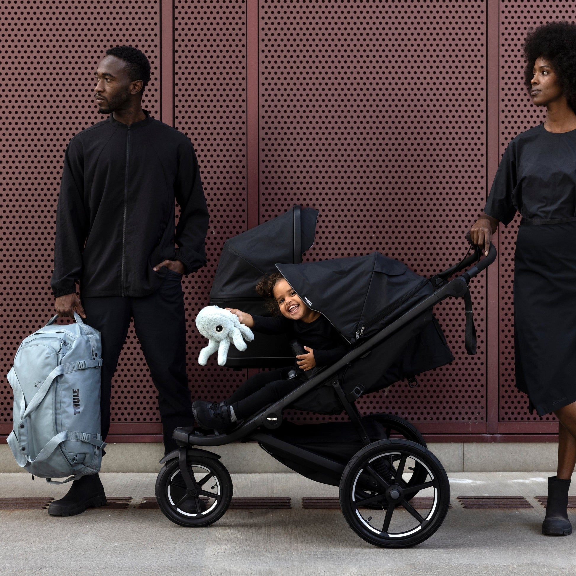 Thule Strollers - Double Black Thule Urban Glide 3 Double Stroller