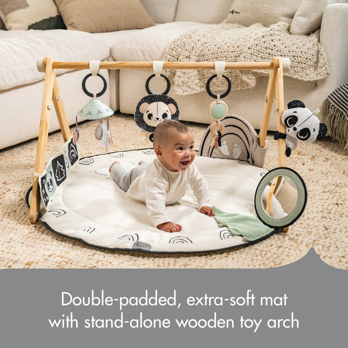 Tiny Love Toys Tiny Love Black & White Décor Luxe Developmental Gymini