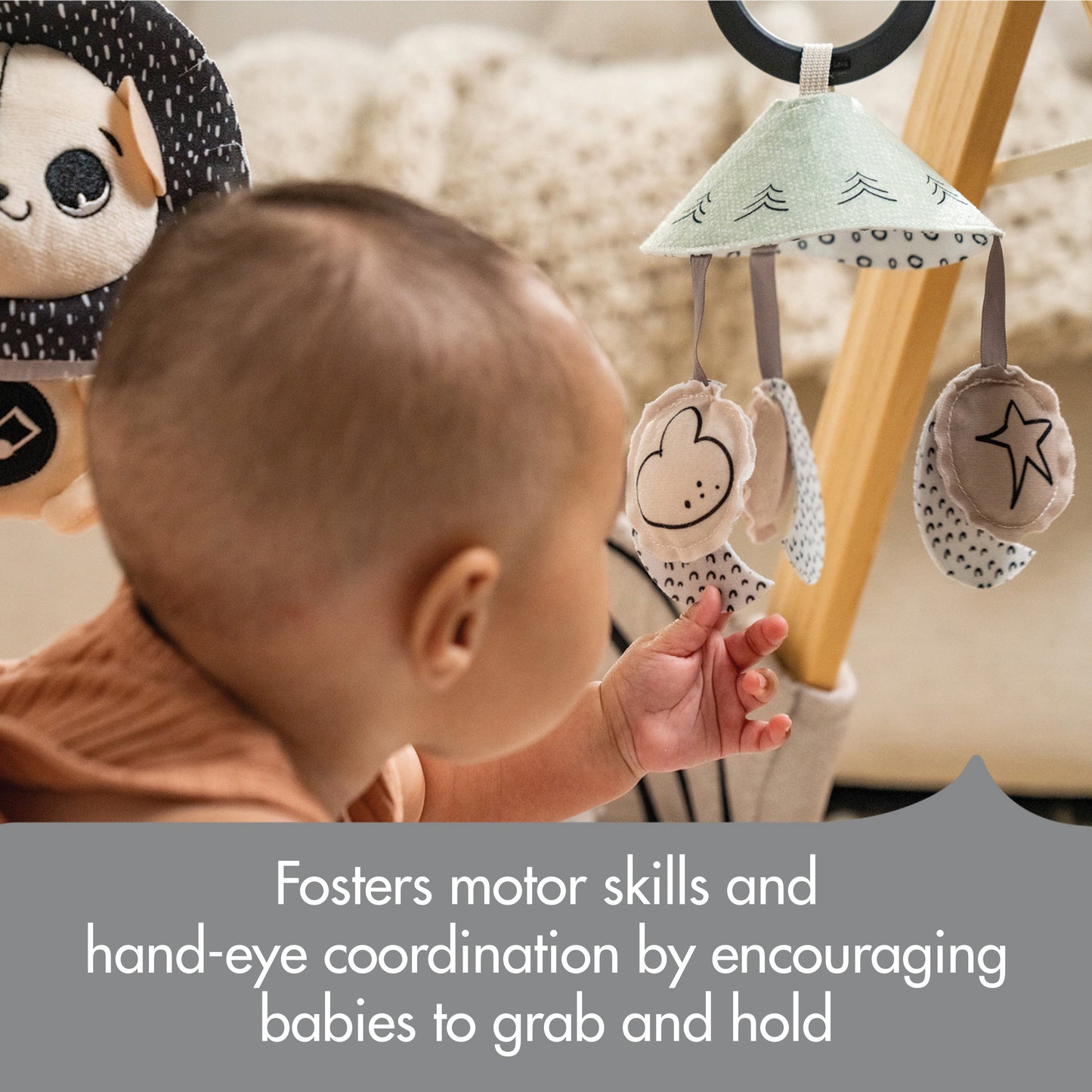 Tiny Love Toys Tiny Love Black & White Décor Luxe Developmental Gymini