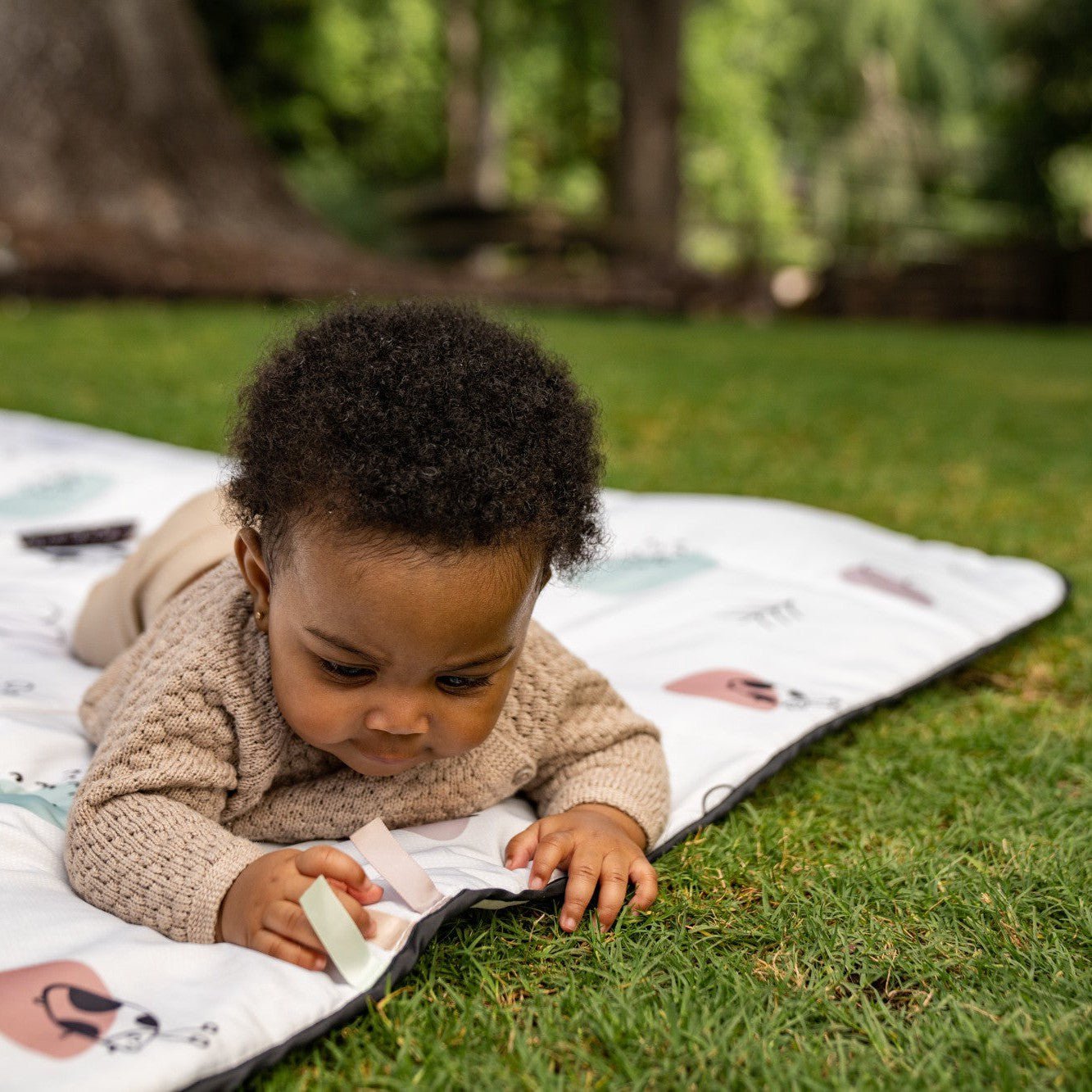 Tiny Love Toys 0+ Tiny Love Black & White XL Outdoor Mat