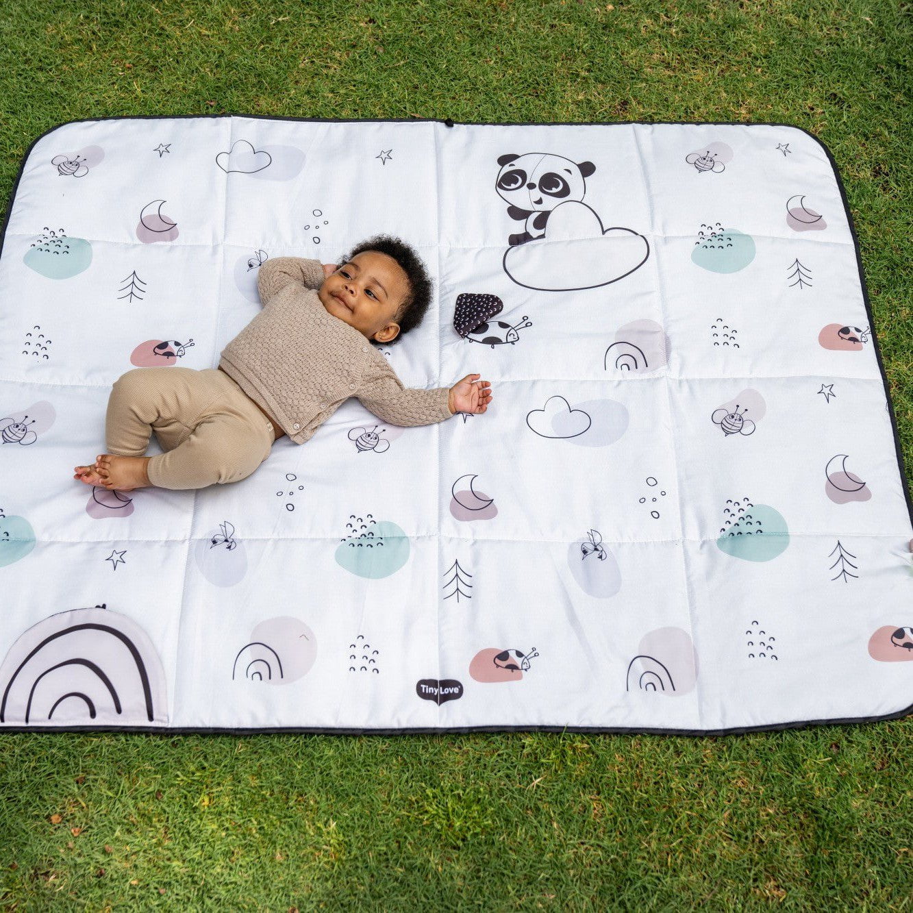Tiny Love Toys 0+ Tiny Love Black & White XL Outdoor Mat