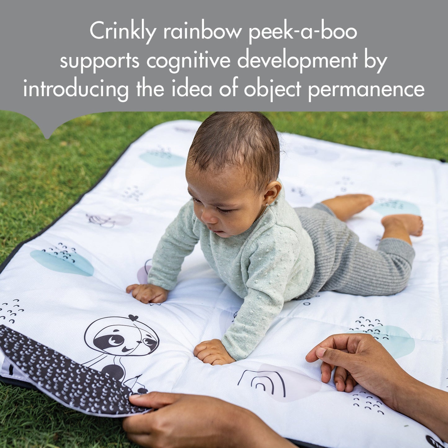 Tiny Love Toys 0+ Tiny Love Black & White XL Outdoor Mat