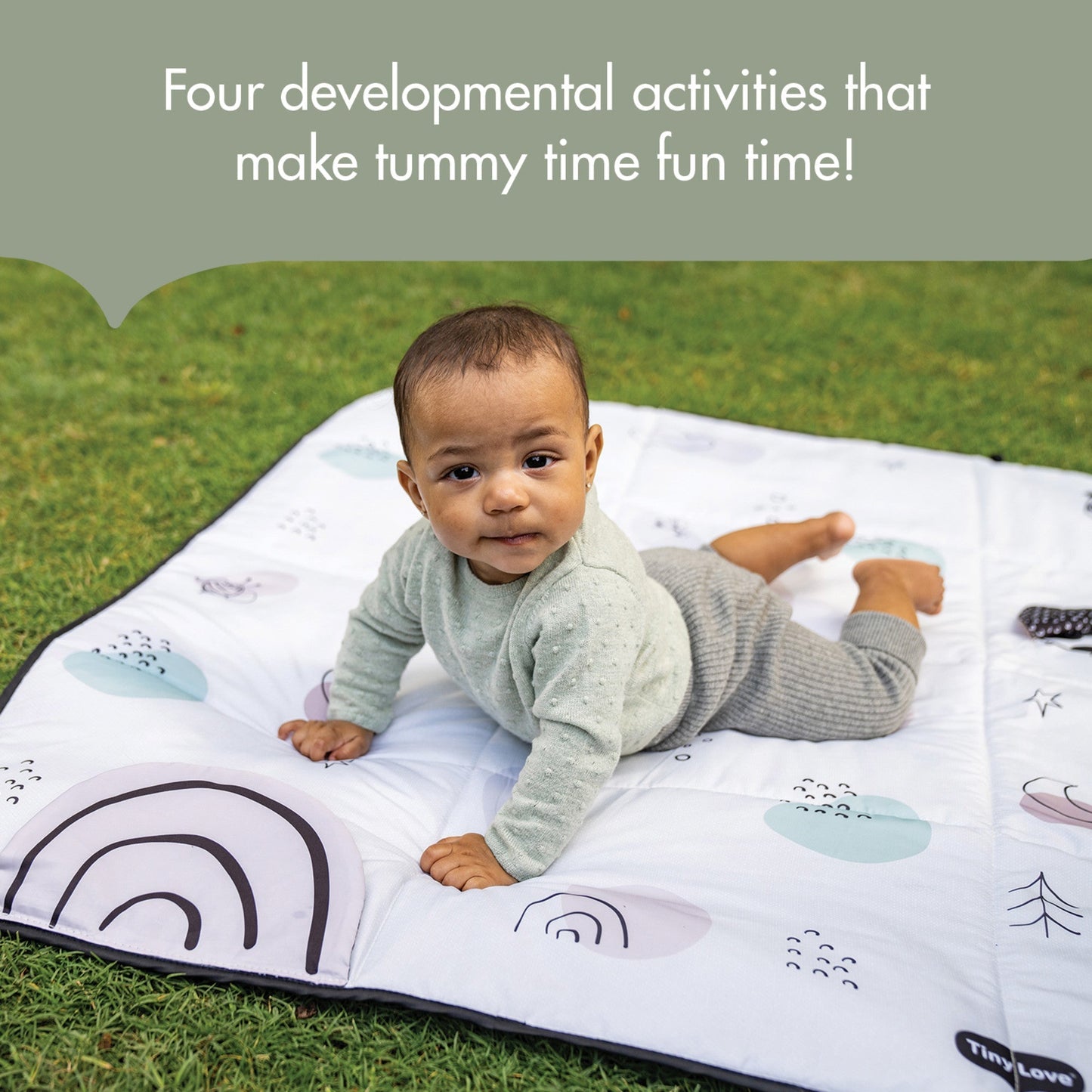 Tiny Love Toys 0+ Tiny Love Black & White XL Outdoor Mat
