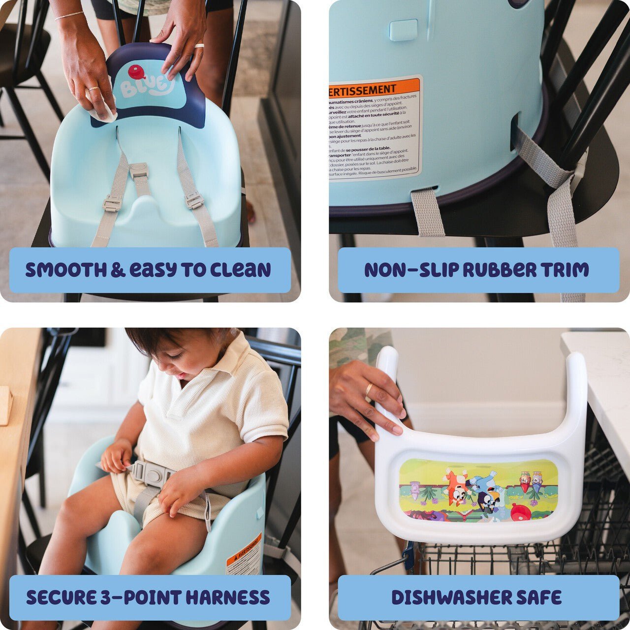 Tomy High Chairs & Boosters Tomy Bluey Mealtime Booster Seat