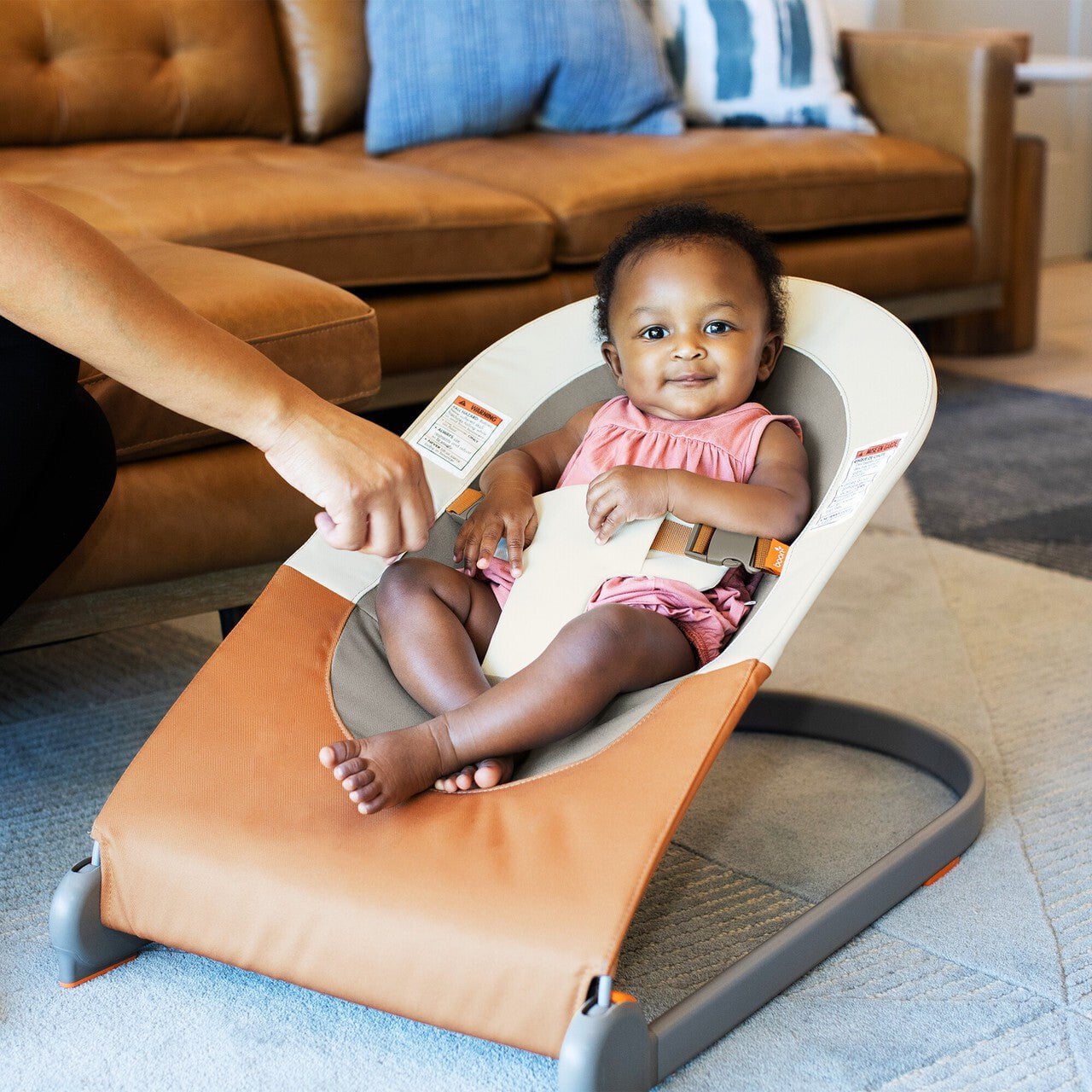 Tomy Bouncers Tomy Slant Collapsible Bouncer Brown