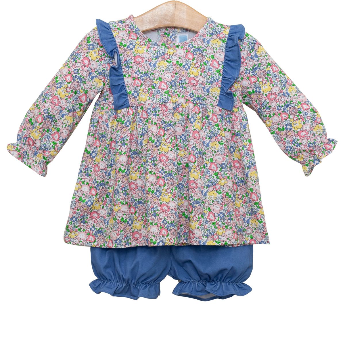 Trotter Street Kids Floral Bloomer Set
