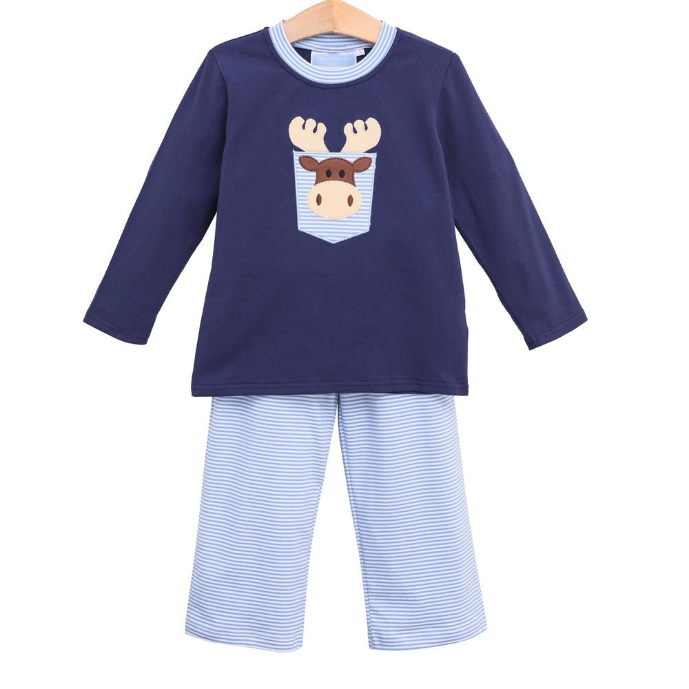 Trotter Street Kids Boys Apparel / Outfits / Toddler 2 Toddler / Moose Trotter Street Kids Moose Pants Set