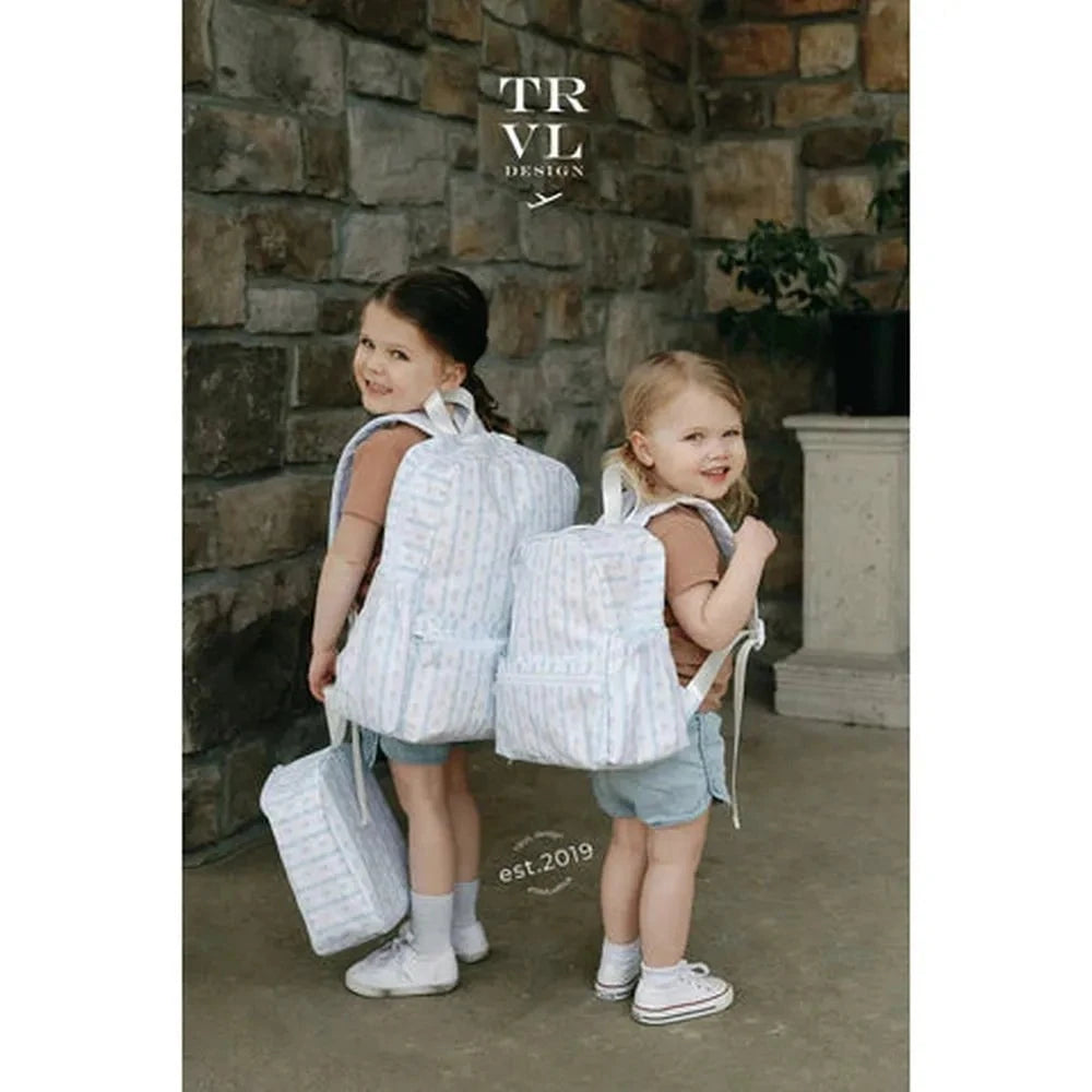 TRVL Design Backpacks TRVL Design Backpacker - Backpack Ribbon Floral Blue