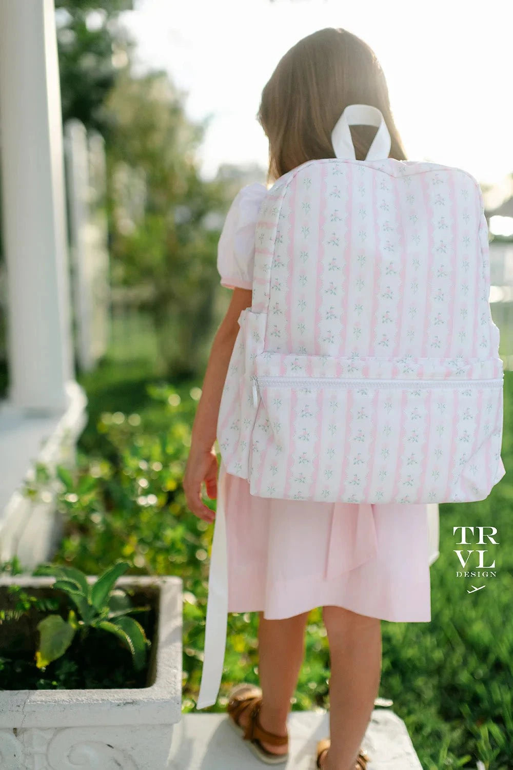 TRVL Design TRVL Design Backpacker - Ribbon Floral Pink