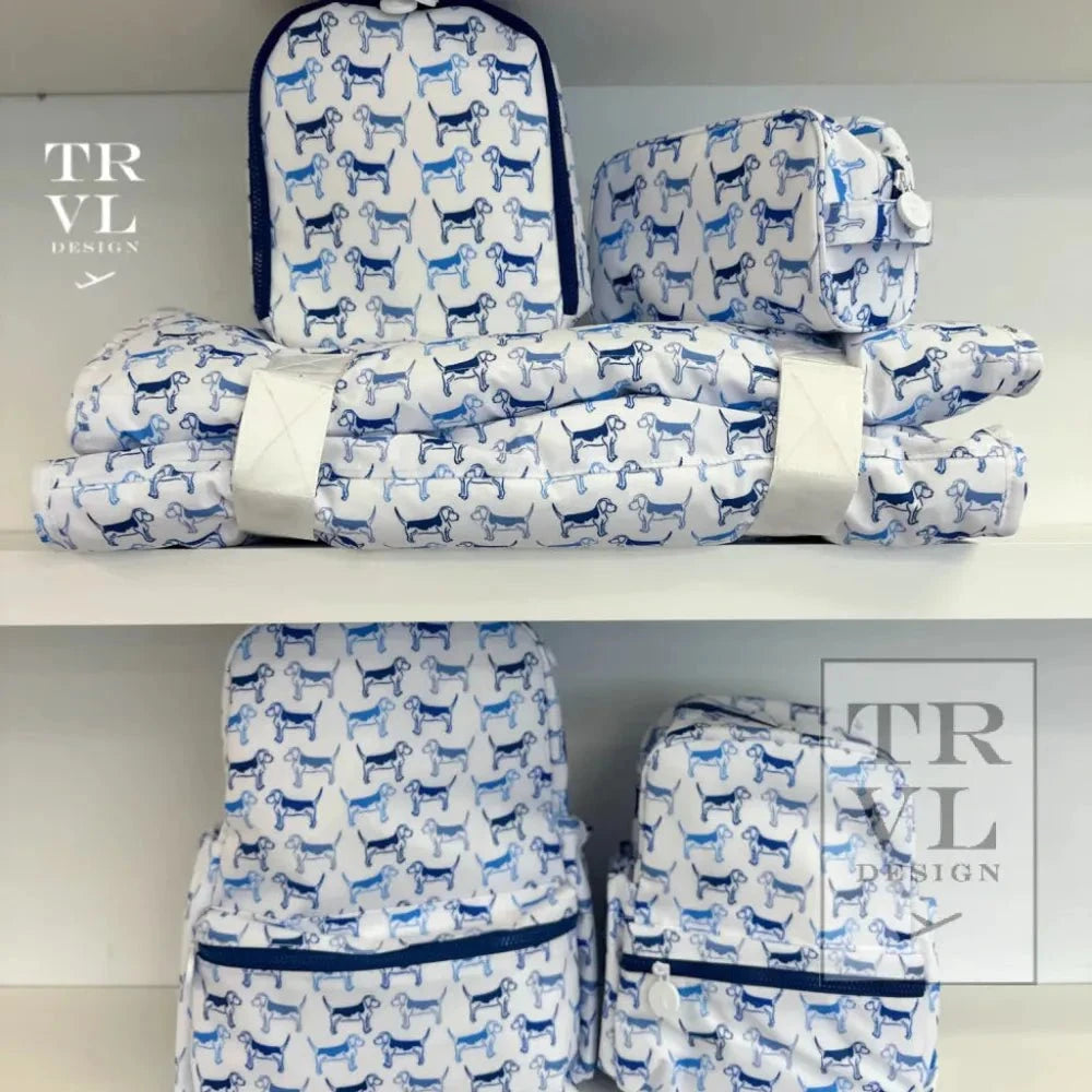 TRVL Design Lunch Boxes TRVL Design Bring It Lunch Bag - Puppy Love Blue