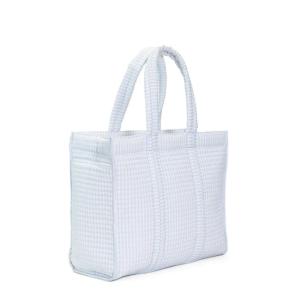 TRVL Design TRVL Design Quilted Go Go Tote - Pimlico Stripe Blue